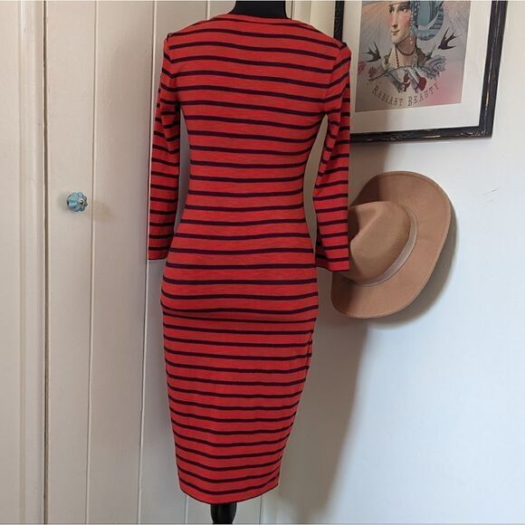 Armani Exchange XS Dress Preppy Parisian Nautical Old Money Nautical Sailor Chic - Picture 7 of 10